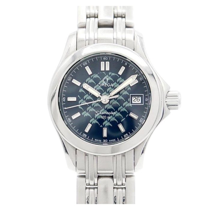 オメガシーマスター青文字盤差し替え2